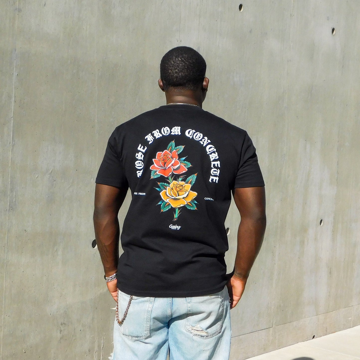 "Rose from Concrete" Graphic Tee